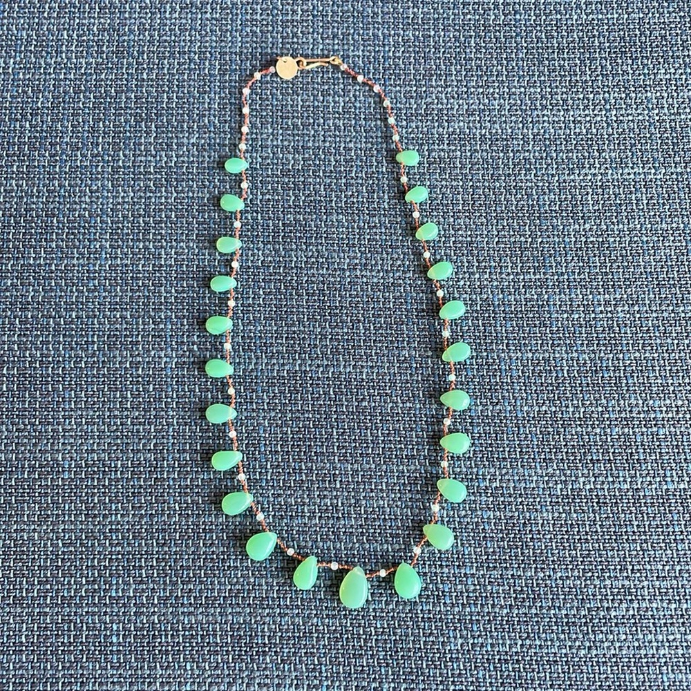 Brand New Ivarene French Elegant Drops & Beads 'Evergreen' Necklace - Picture 4 of 5